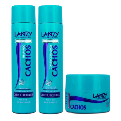 Kit Cachos Lanzy Profissional - 300ml
